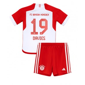 Bayern Munich Alphonso Davies #19 Domaci Dres za Dječji 2023-24 Kratak Rukavima (+ kratke hlače)